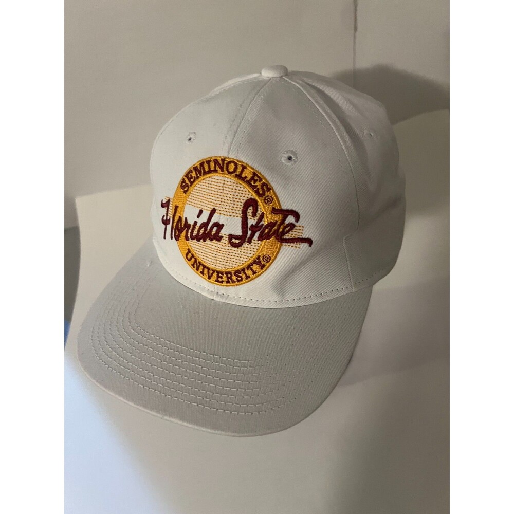 The Game Vintage Florida State Seminoles Snapback Hat Cap White FSU NCAA College
